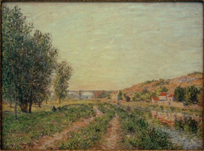 Paesaggio vicino a Moret da Alfred Sisley